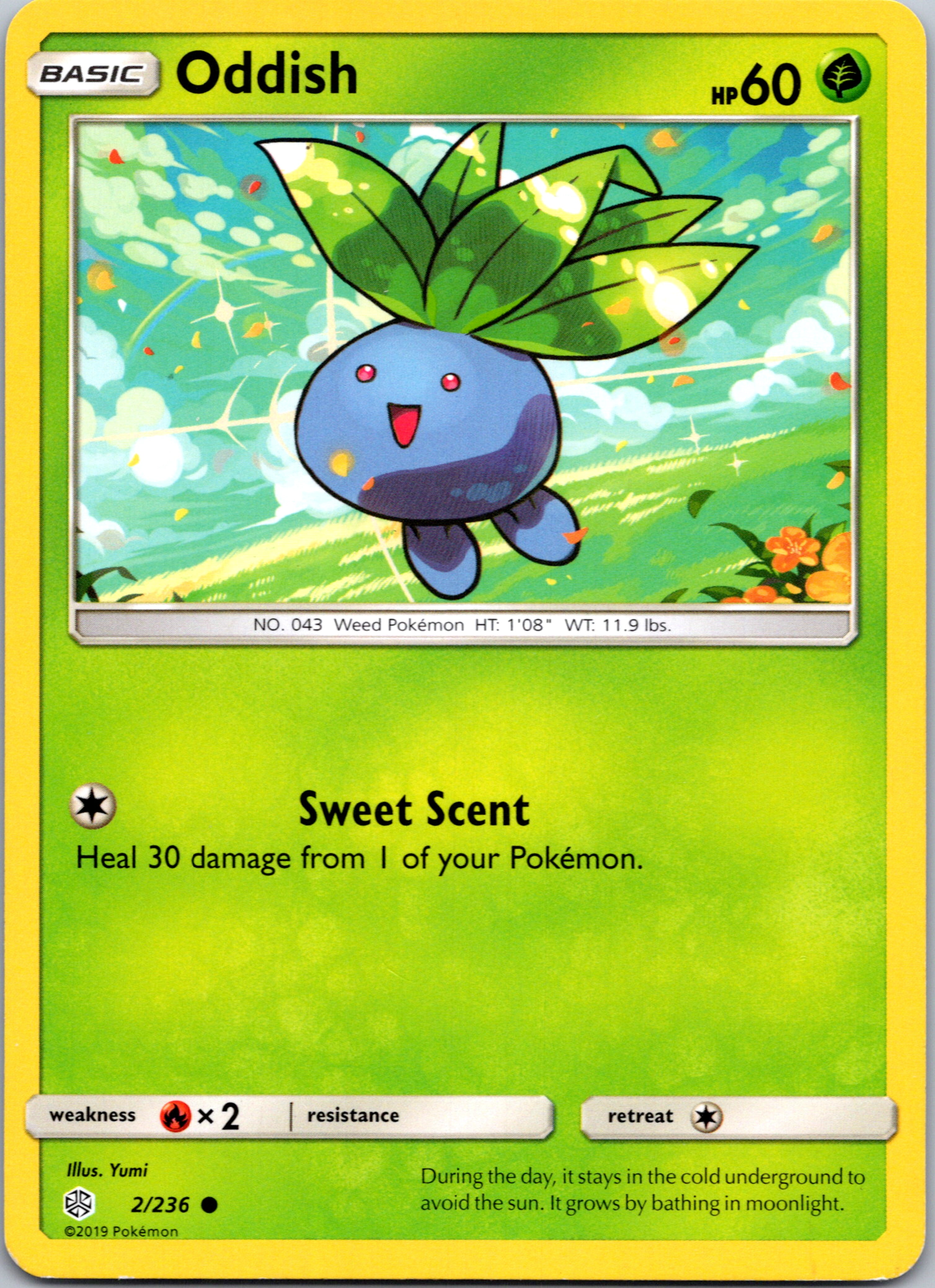 Oddish (002/236) [Sun & Moon: Cosmic Eclipse]