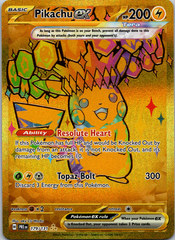 Pikachu ex - 179/131 [179/131] [Prismatic Evolutions] Holofoil