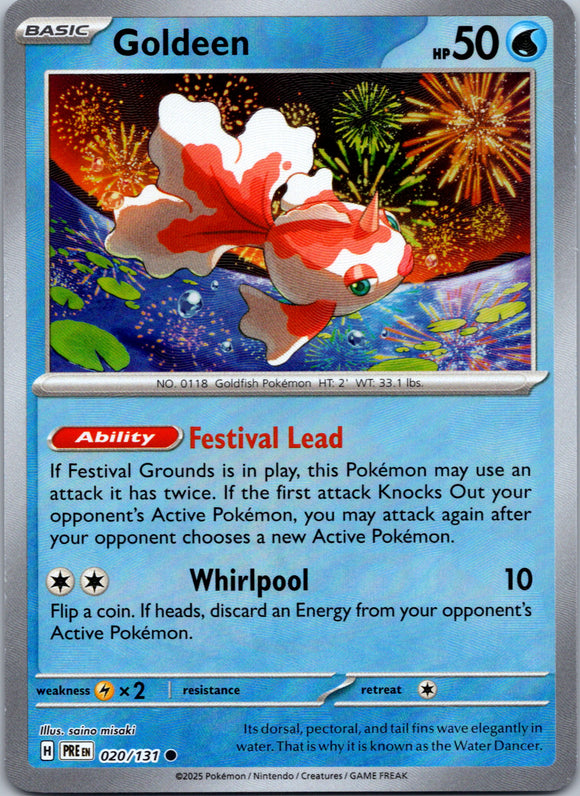 Goldeen (Poke Ball Pattern) [020/131] - (Prismatic Evolutions) Holofoil