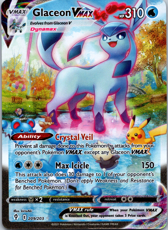 Glaceon VMAX (209/203) [Sword & Shield: Evolving Skies]