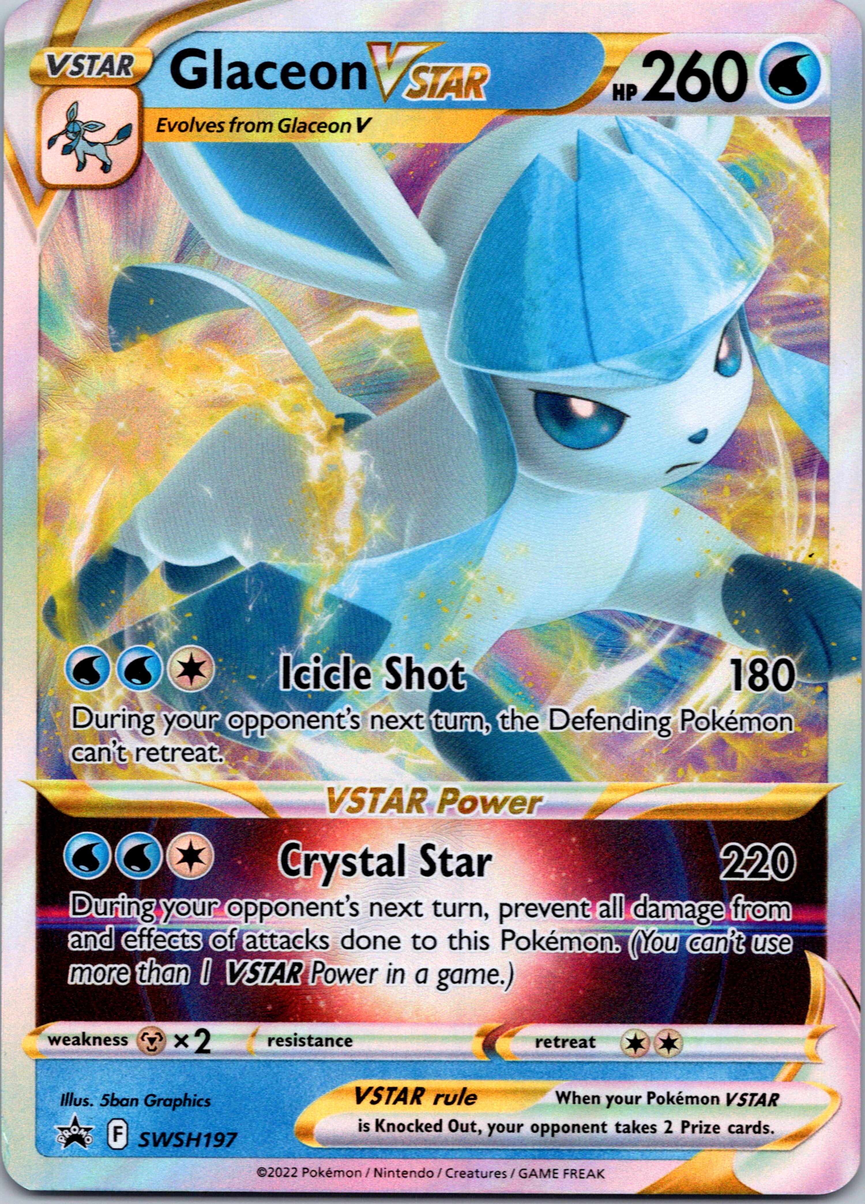 Glaceon VSTAR (SWSH197) [Sword & Shield: Black Star Promos]