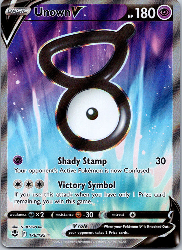 Unown V (176/195) [Sword & Shield: Silver Tempest]