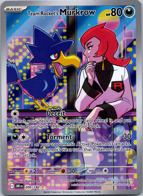 Team Rocket's Murkrow - 200/182 [200/182] [Destined Rivals] Holofoil