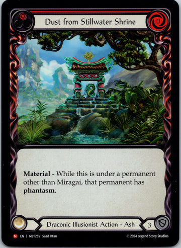 Dust from Stillwater Shrine Cost [MST235] (Part the Mistveil) Rainbow Foil