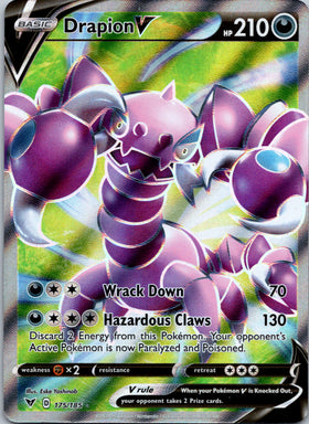 Drapion V (Full Art) [175/185] [SWSH04: Vivid Voltage]