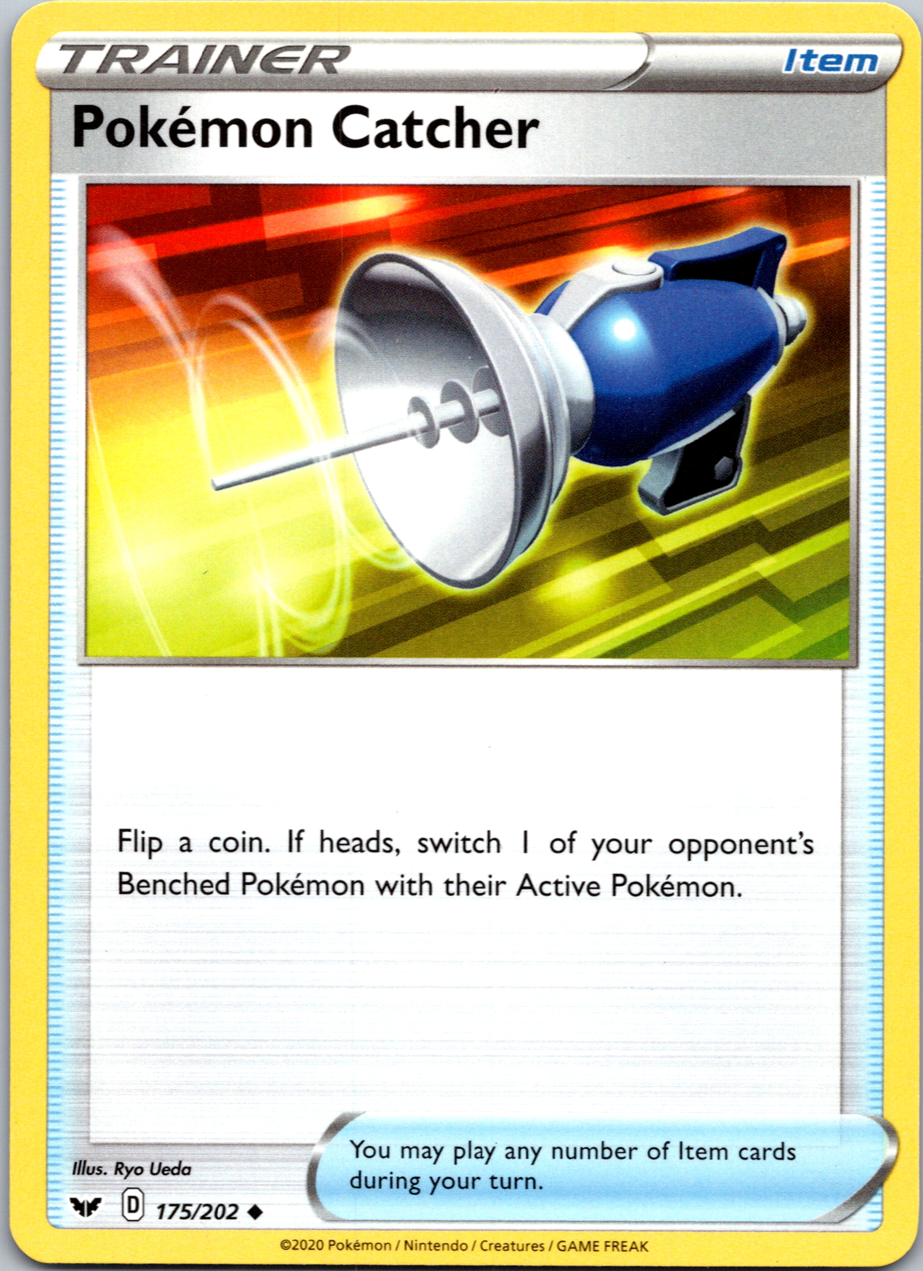 Pokemon Catcher (175/202) [SWSH01: Sword & Shield Base Set]