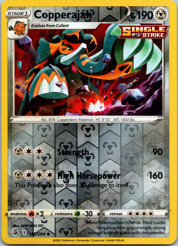 Copperajah [192/264] [Fusion Strike] Reverse Holofoil