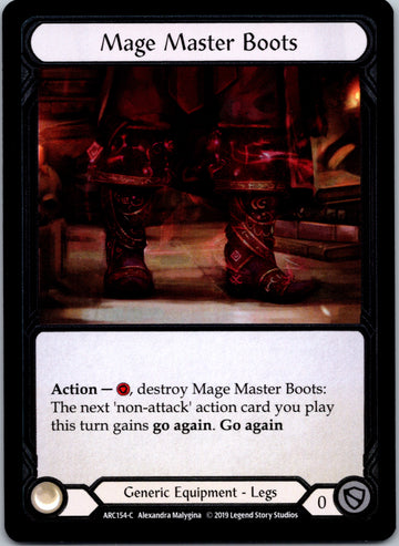 Mage Master Boots [ARC154-C] 1st Edition Cold Foil