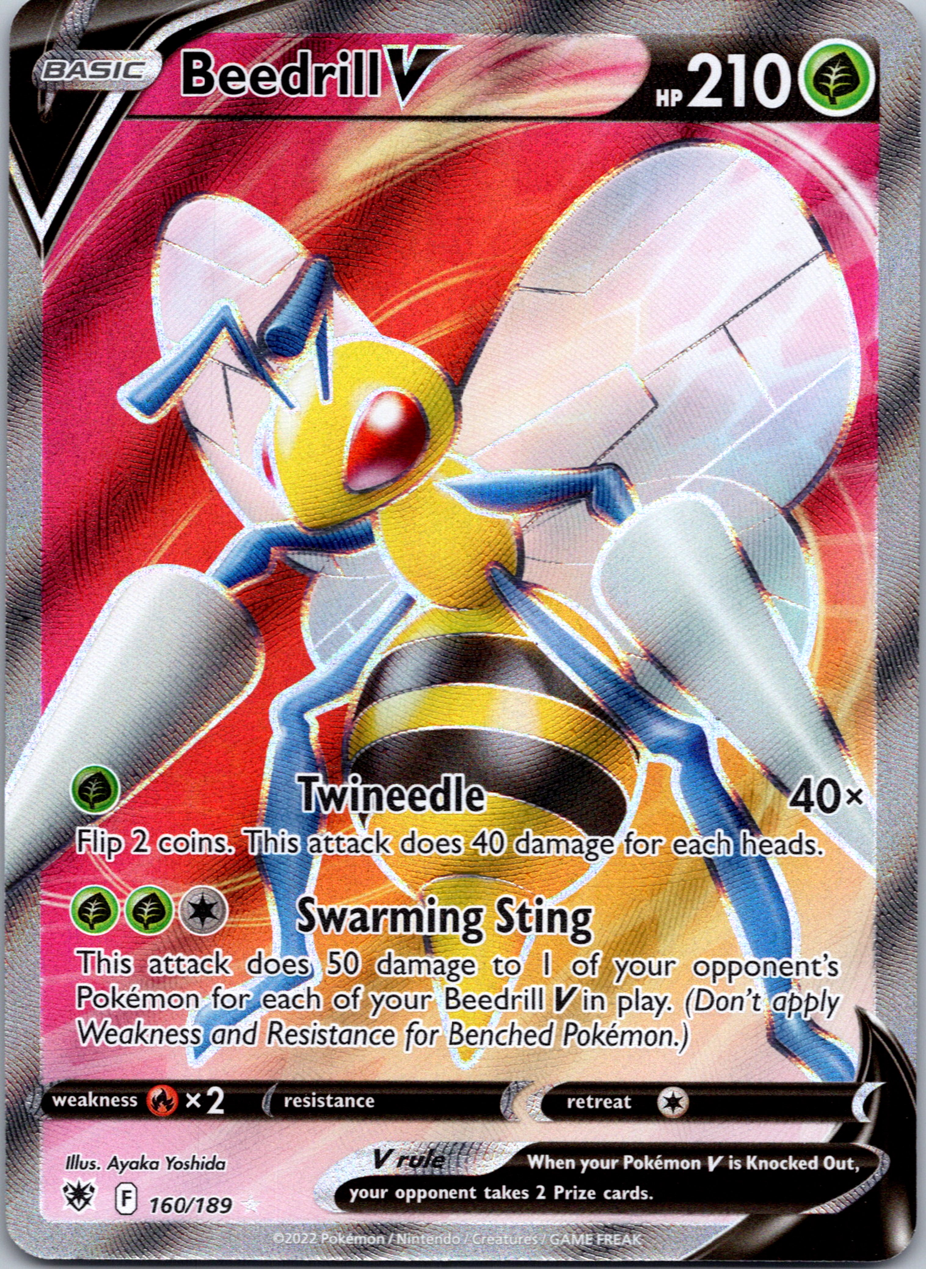 Beedrill V (160/189) [Sword & Shield: Astral Radiance]