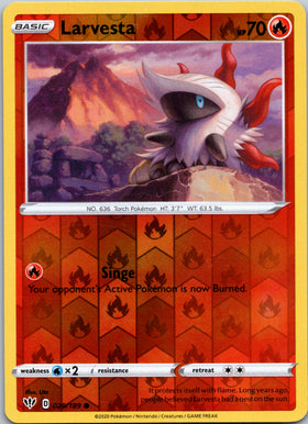 Larvesta [029/189] [Darkness Ablaze] Reverse Holofoil