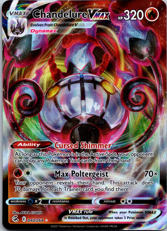 Chandelure VMAX (040/264) [Sword & Shield: Fusion Strike]