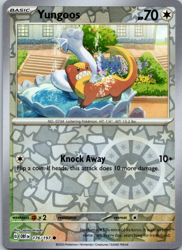 Yungoos [176/197] [Obsidian Flames] Reverse Holofoil