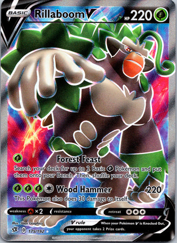 Rillaboom V (175/192) [Sword & Shield: Rebel Clash]