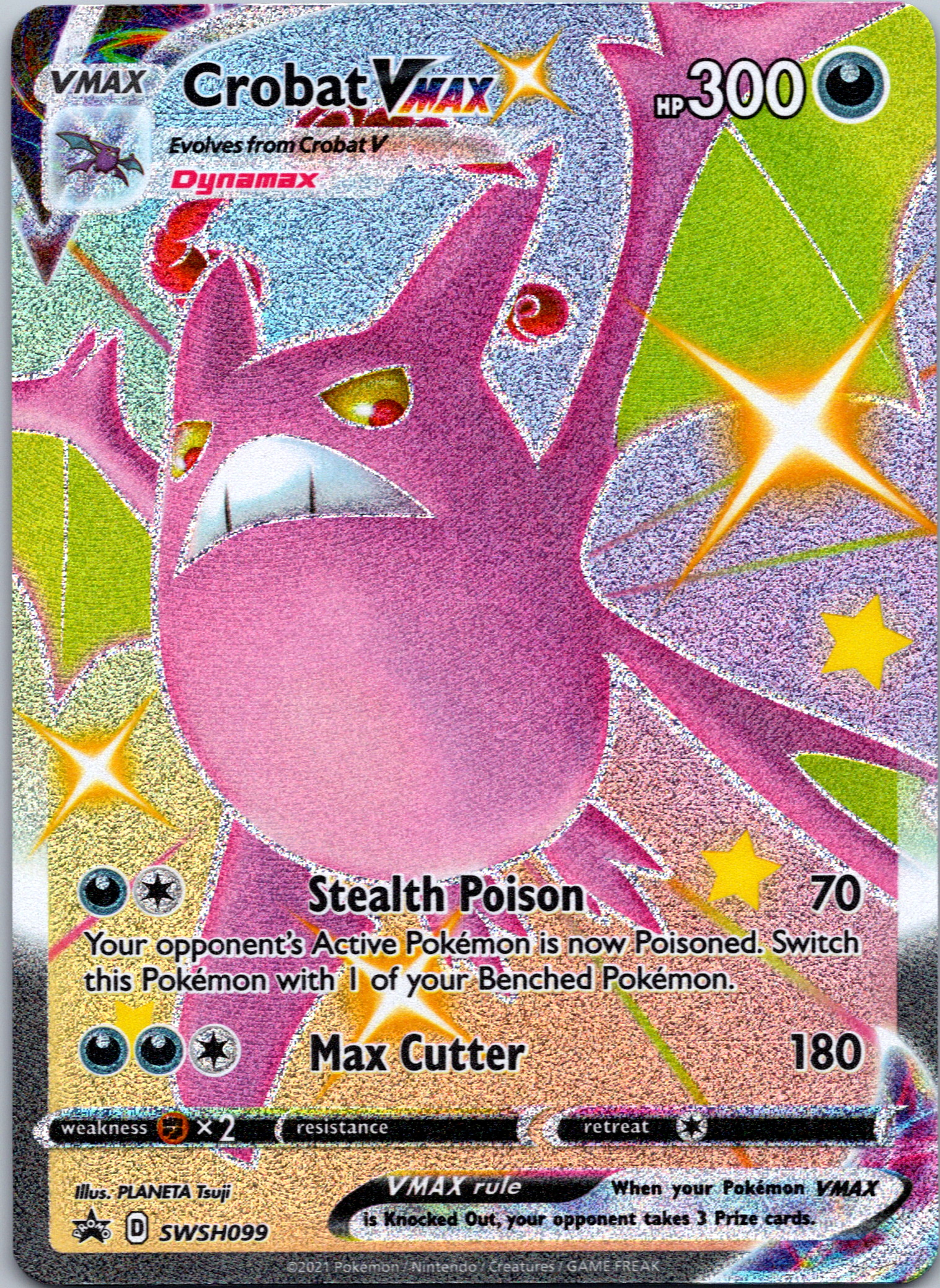 Crobat VMAX (SWSH099) [Sword & Shield: Black Star Promos]