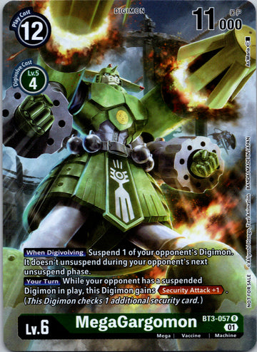 MegaGargomon (Tamer's Card Set 1) [BT3-057] [Release Special Booster] Foil