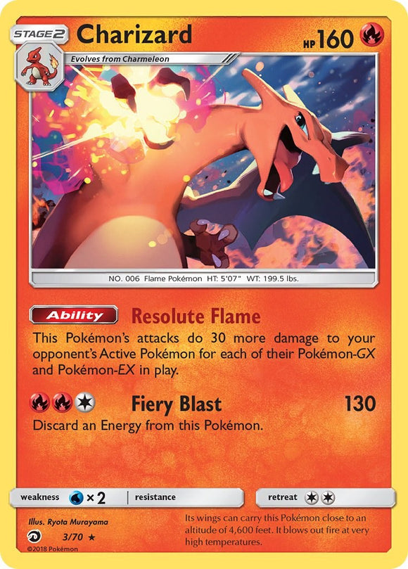 Charizard [3/70] [Dragon Majesty] Reverse Holofoil