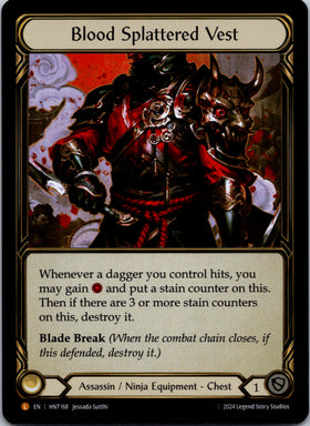 Blood Splattered Vest [HNT168] [The Hunted] Rainbow Foil