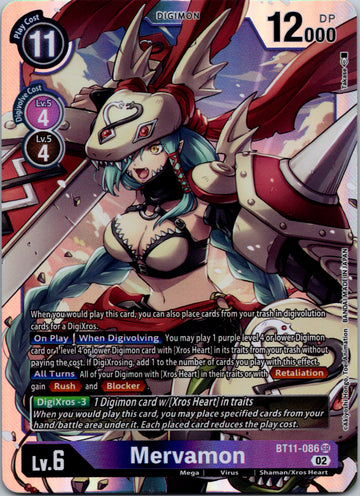 Mervamon [BT11-086] [Dimensional Phase] Foil