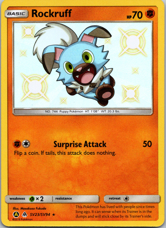 Rockruff (SV23/SV94) [Hidden Fates: Shiny Vault]