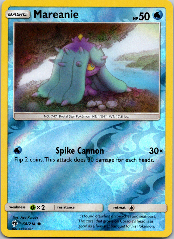 Mareanie (68) [68/214] [Lost Thunder] Reverse Holofoil
