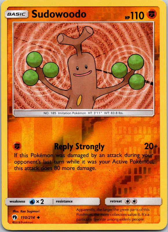 Sudowoodo [110/214] [Lost Thunder] Reverse Holofoil