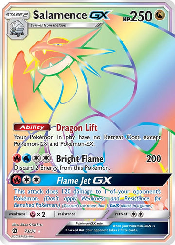 Salamence GX (Secret) [73/70] [Dragon Majesty] Holofoil