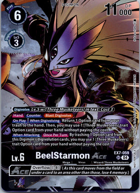 BeelStarmon ACE (Alternate Art) (Box Topper) [EX7-059 SR] [Special Limited Set] Foil