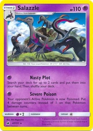 Salazzle (047/111) (Theme Deck Exclusive) [Sun & Moon: Crimson Invasion]
