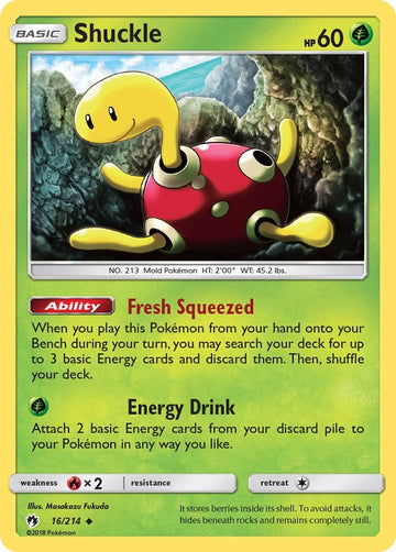 Shuckle (016/214) [Sun & Moon: Lost Thunder]