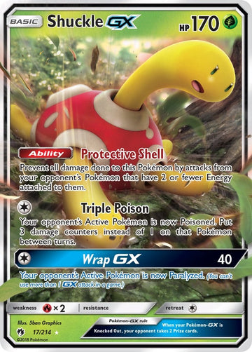 Shuckle GX (017/214) [Sun & Moon: Lost Thunder]