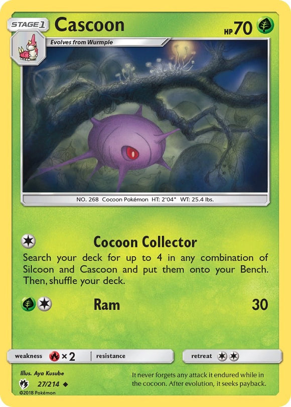 Cascoon (027/214) [Sun & Moon: Lost Thunder]