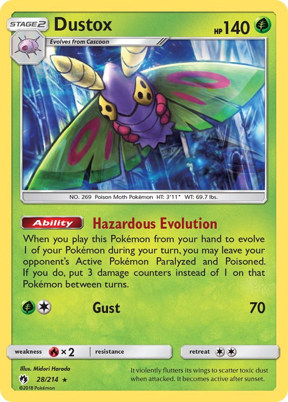 Dustox [28/214] [Lost Thunder] Reverse Holofoil