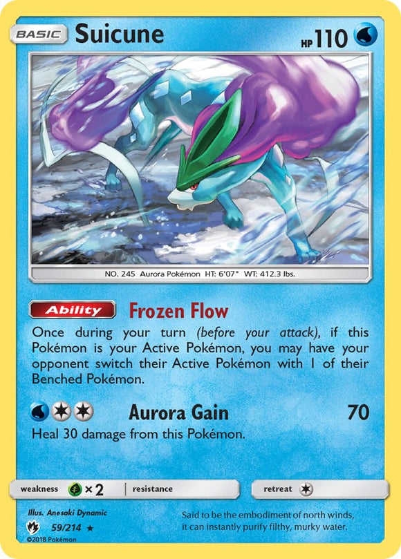 Suicune (059/214) [Sun & Moon: Lost Thunder]