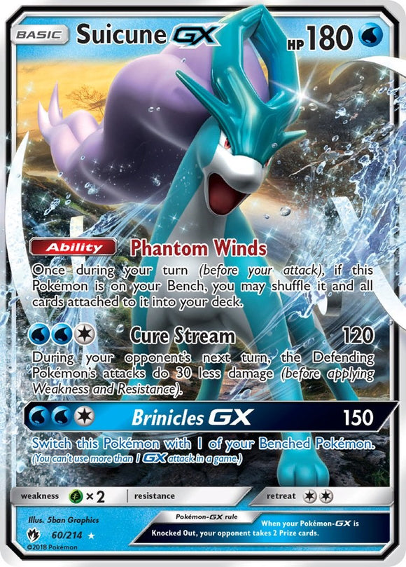 Suicune GX (060/214) [Sun & Moon: Lost Thunder]
