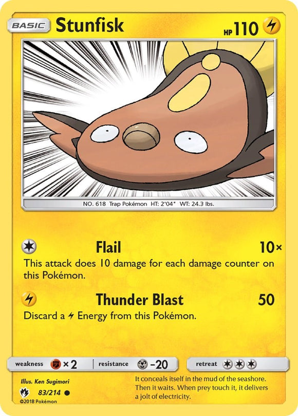 Stunfisk (083/214) [Sun & Moon: Lost Thunder]