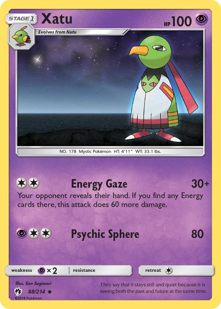 Xatu [88/214] [SM - Lost Thunder] Reverse Holofoil