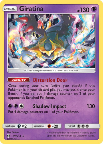 Giratina [97/214] [SM - Lost Thunder] Reverse Holofoil