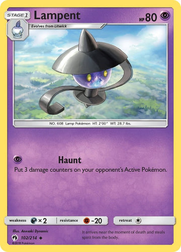 Lampent [102/214] [SM - Lost Thunder] Reverse Holofoil