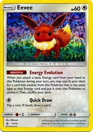 Eevee - 11/12 [011/012] [McDonald's Promos 2018] Holofoil