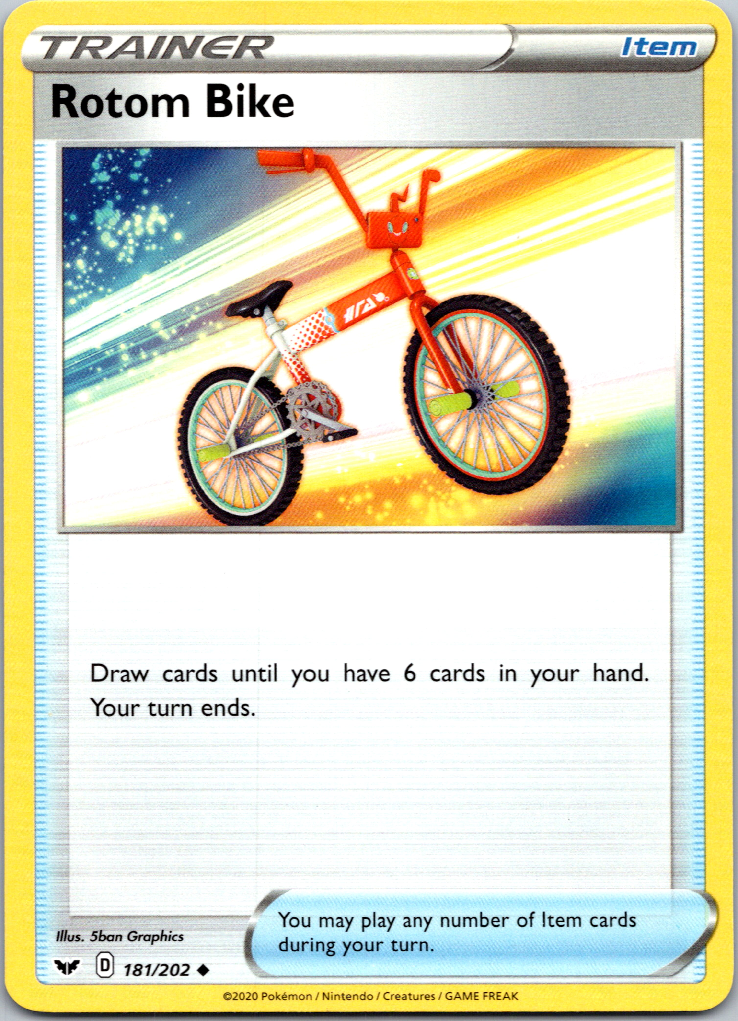 Rotom Bike (181/202) [SWSH01: Sword & Shield Base Set]