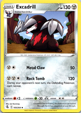 Excadrill (183/264) [Sword & Shield: Fusion Strike]
