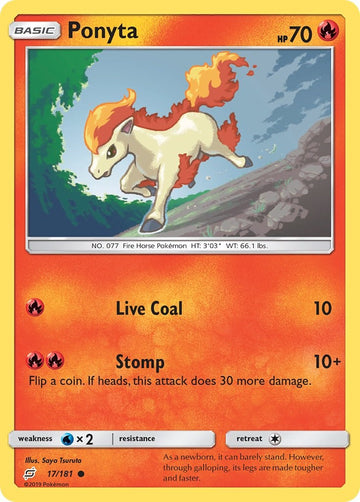 Ponyta [17/181] [SM - Team Up] Reverse Holofoil