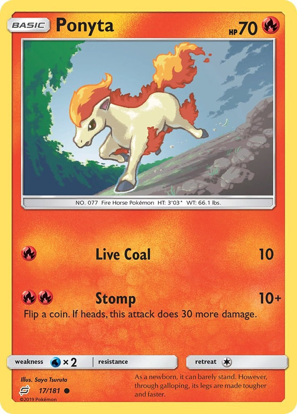 Ponyta [17/181] [SM - Team Up] Reverse Holofoil