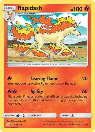 Rapidash (018/181) [Sun & Moon: Team Up]