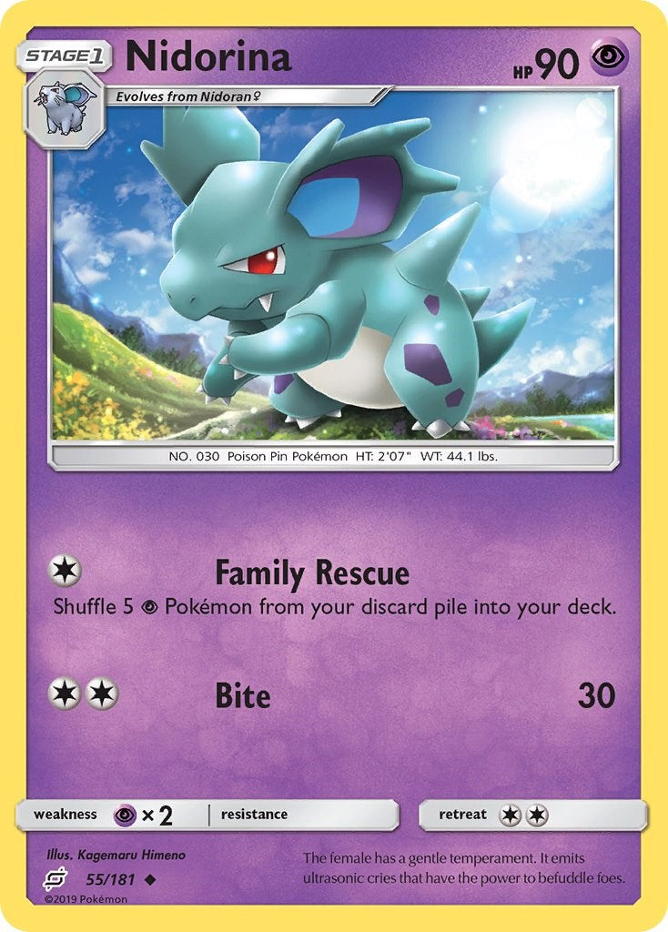 Nidorina [55/181] [SM - Team Up] Reverse Holofoil