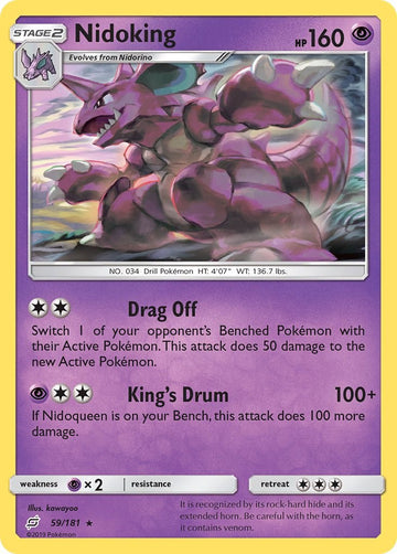 Nidoking [59/181] [SM - Team Up] Reverse Holofoil