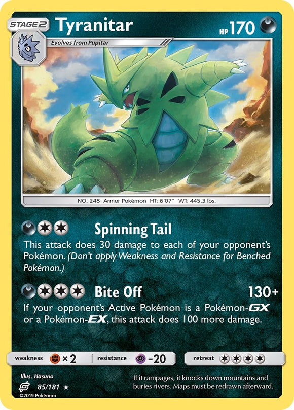 Tyranitar (085/181) [Sun & Moon: Team Up]