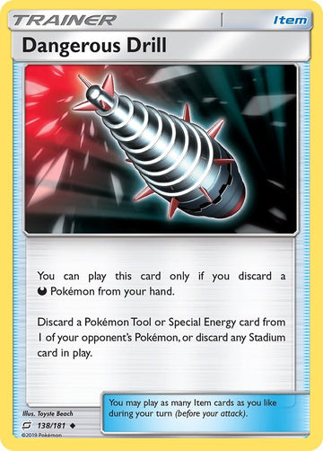 Dangerous Drill [138/181] [SM - Team Up] Reverse Holofoil