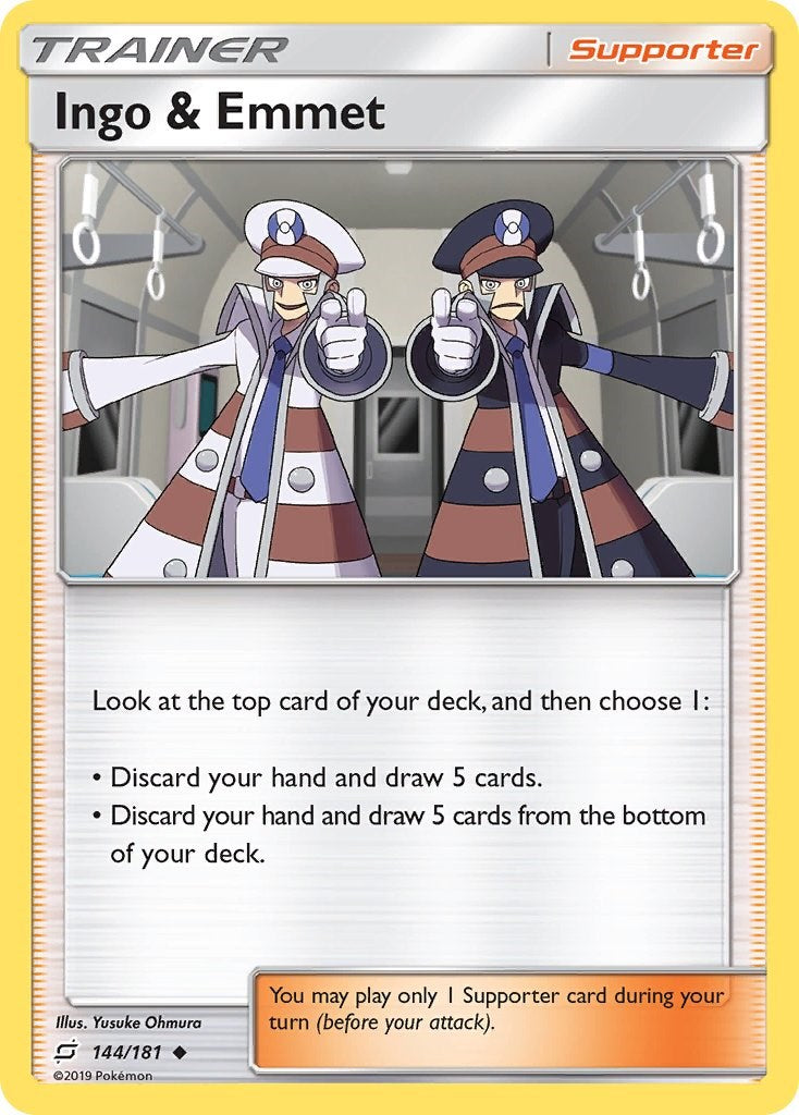 Ingo & Emmet [144/181] [SM - Team Up] Reverse Holofoil