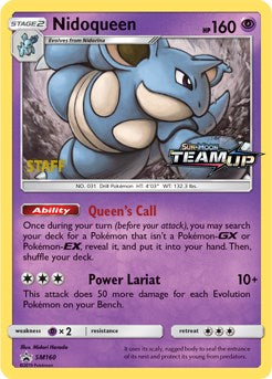 Nidoqueen - SM160 (Prerelease) [Staff] [SM160] [SM Promos] Holofoil